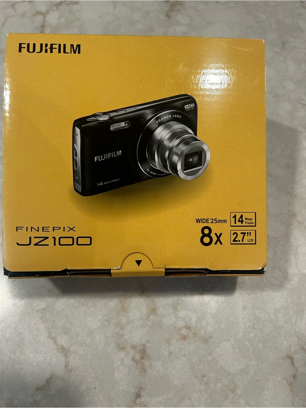 Fujifilm FinePix JZ100 Digital Camera 8X Zoom w/Charger & Manual